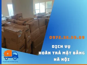 Dịch vụ hoàn trả mặt bằng Hà Nội