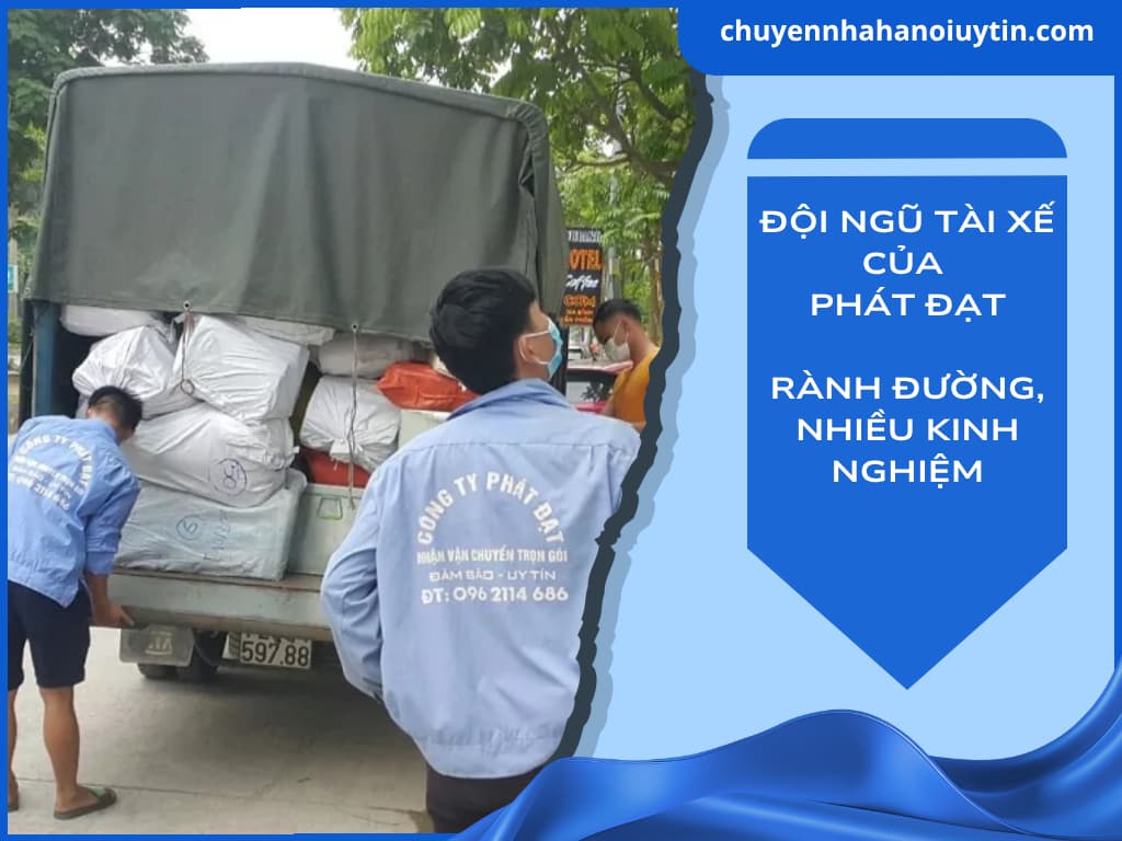 Đội ngũ lái xe tại Phát Đạt rành đường Hà Nội, nhiều kinh nghiệm